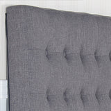 Cilantro King Charcoal Headboard