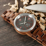 Handcrafted Walnut Wood Watch - Best Gift Idea!