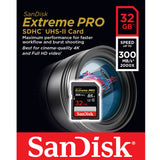 Sandisk 32GB Extreme Pro 300/260RW UHS-II/ U3 SDSDXPK-032G