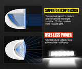 DEFEND Pair 6 inch CREE FLOOD LED Work Light Bar Reverse Driving Lights 4WD