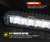 DEFEND Pair 6 inch CREE FLOOD LED Work Light Bar Reverse Driving Lights 4WD