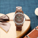 Handcrafted Walnut Wood Watch - Best Gift Idea!