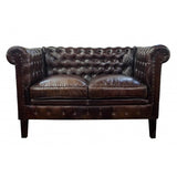LEATHER SOFA 2 SEATER