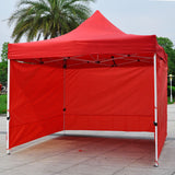 Varossa Heavy Duty 3m x 3m Pop Up Gazebo Marquee Tent with 3 Side Walls