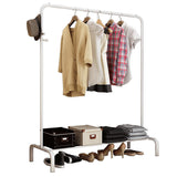 Grand Coat Hanging Stand Wardrobe Clothes Hanger Rack (White)