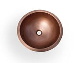 Hammered Polished Copper Antique Handbasin