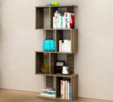 Urbane 8 Shelving Deluxe Bookshelf Display Shelf Bookcase Organizer (Walnut)