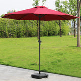 Alfresco 3m Steel Outdoor Umbrella (Maroon)