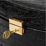 Large Luxury PU Leather Jewellery Box Storage Case (Black)