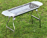 Stainless Steel BBQ Charcoal Grill Roaster Barbecue