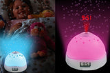Projector Alarm Clock Time/Date/Starry Sky Projection