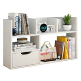 Sublime Large Desk Hutch Storage Shelf Unit Organizer (White)