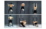 Power Tower Home Gym Dip Bar Exercise Bench Pull Up Stand Fitness Station