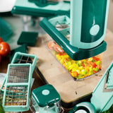 Vegetable Fruit Dicer Slicer Food Processor Cutter Fusion + Twist 20PC Set