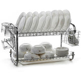 Double Level Kitchen Organizer Dish Rack