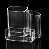 Clear Acrylic Desk Organizer Pen Holder/ Cosmetic Organizer