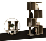 Urbane 8 Shelving Deluxe Bookshelf Display Shelf Bookcase Organizer (Walnut)