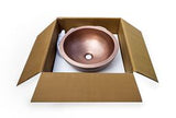 Hammered Polished Copper Antique Handbasin