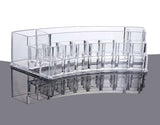 Curved Cosmetic Organizer Lipstick Perfume Nail Polish Storage Makeup Display Box