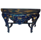 BLUE COLOUR CARVING CONSOLES