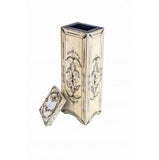 Black Floral  BONE DECOR BOX