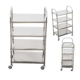 4 Tier Stainless Steel Kitchen Dining Food Cart Trolley Utility 860x540x1170