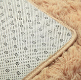 Large Plush Luxury Shag Rug Carpet Mat (Caramel Beige,160 x 230)