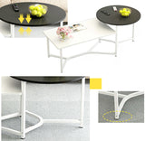 Caesar 2 in 1 Round and Rectangle Combination Coffee Table