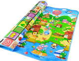 Double Sided Alphabet & Animal 1.8m x 1.2m Baby Mat Activity Rug