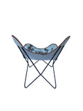 Handcrafted Vintage Retro Style Metal Frame Cowhide Leather Butterfly Chair New