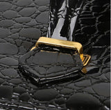 Large Luxury PU Leather Jewellery Box Storage Case (Black)