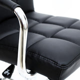 2 x Varossa Elegance High Back Bar Stools (Black -Set of 2)