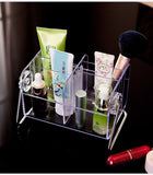 Deluxe Acrylic Remote Control Holder 6 Storage Shelf