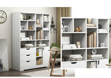 Havana Wardrobe Cupboard Bookshelf with Drawer, Cabinet, Shelf- OUT OF STOCK