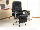 Apex Executive Reclining Office Chair with Foot Rest (Black)