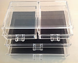Clear Acrylic Cosmetic Makeup Display Organiser Jewellery Box Large Drawers