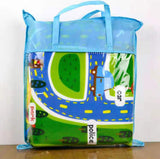 City Road Map Baby Kids Play Mat Interactive Picnic Rug