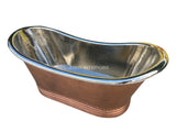 Supreme Copper Nickle Bathtub Handmade