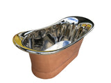 Vintage Copper  Nickel Bathtub - PREORDER ETA 30/6/21