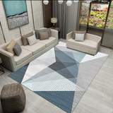 Mist Luxury Blue Modern Rug Carpet Mat (120 x 160)