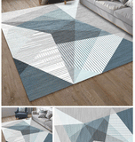 XL Extra Large Mist Luxury Blue Modern Rug Carpet Mat (200 x 300)