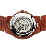 Men Genuine Automatic Kosso Wooden Watches No Battery Needed