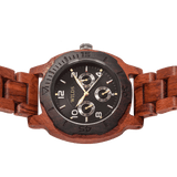Men Multi-Function Kosso Wooden Watch