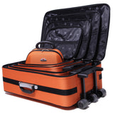 5pc Suitcase Trolley Travel Bag Luggage Set ORANGE