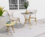 Francis Natural 2 Seater Outdoor Bistro Set