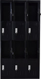12 Door Locker - Office/Gym - Black