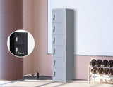 Six-Door Office Gym Shed Storage Lockers