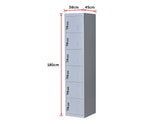 Six-Door Office Gym Shed Storage Lockers