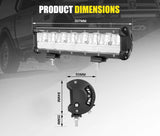 DEFEND 12inch CREE LED Work Light Bar Work Driving Lamp Combo Beam OffRoad 4WD