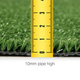 Primeturf Synthetic 10mm  1.9mx10m 19sqm Artificial Grass Fake Turf Olive Plants Plastic Lawn